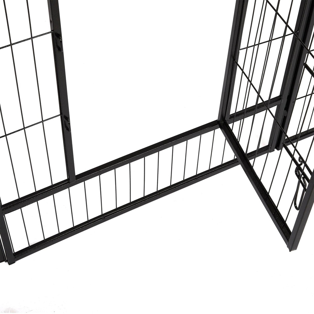 Happet Kojec Metalowy dla Psa z Progiem M Heavy 77×81 cm